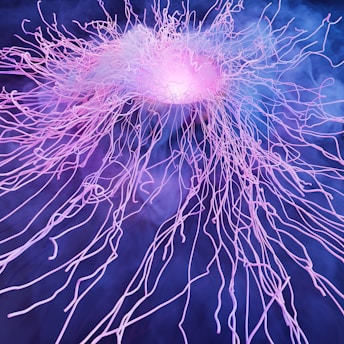 A close up of a cell phone with a blue background