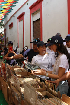 A group of people standing next to each other