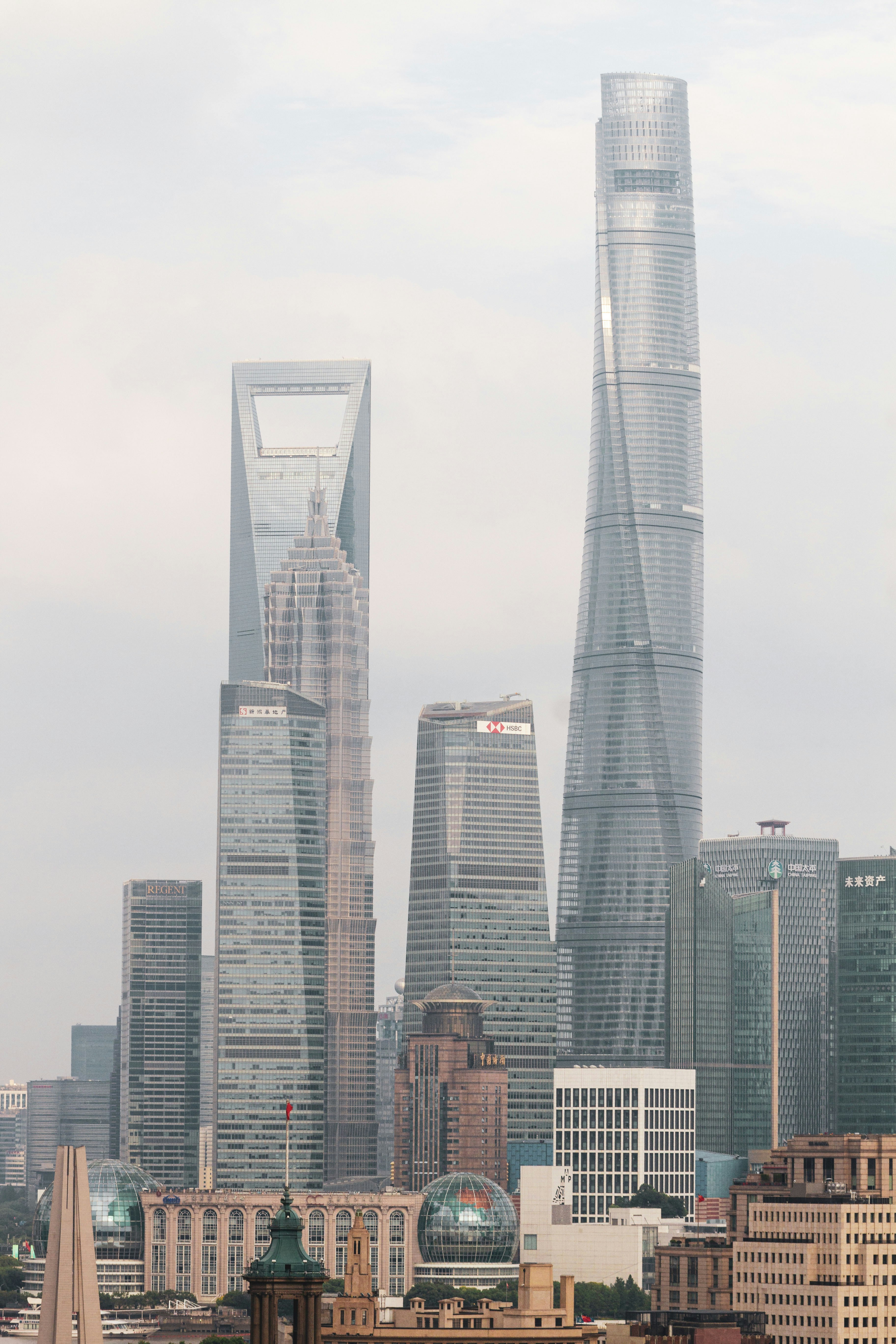 A view of a city with a lot of tall buildings