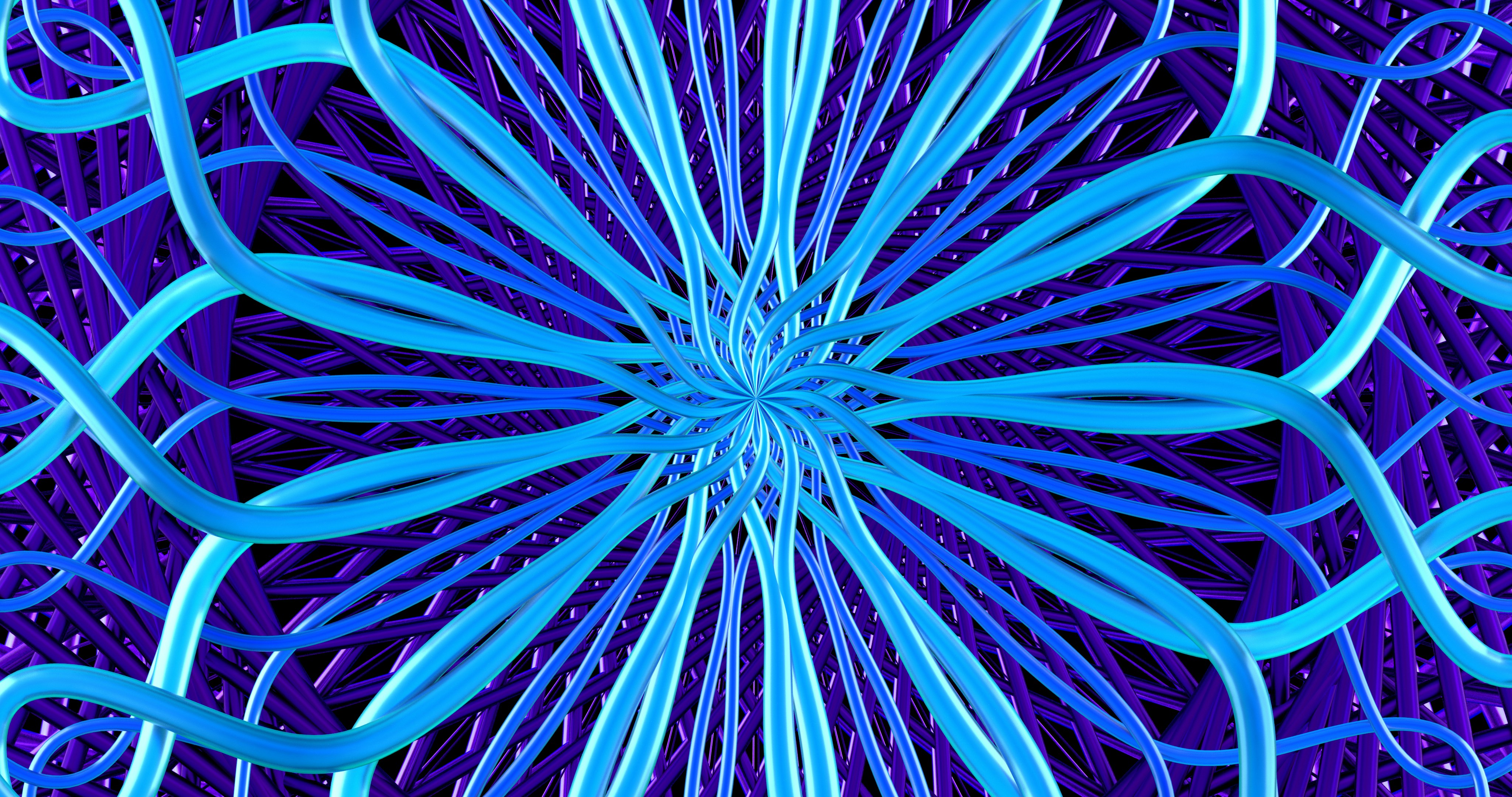 Lotus Kaleidoscope 3D Render 3