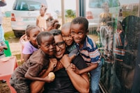 A group of people standing next to each other