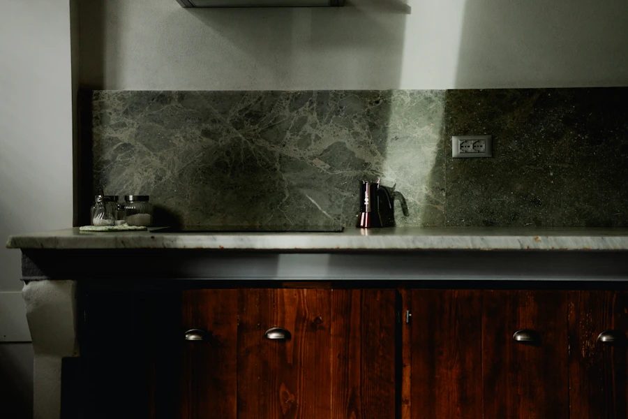 Bathroom quartz vanity top installed in a Houston home
