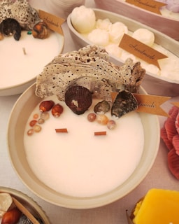 A close up of a plate of food on a table
