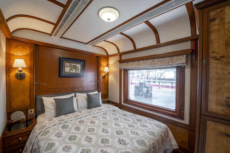 Each two-berth cabin has a washbasin, wardrobe, reading light and both a 13-amp socket and USB point at every berth.