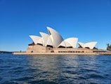 A view of the sydney opera house from the water