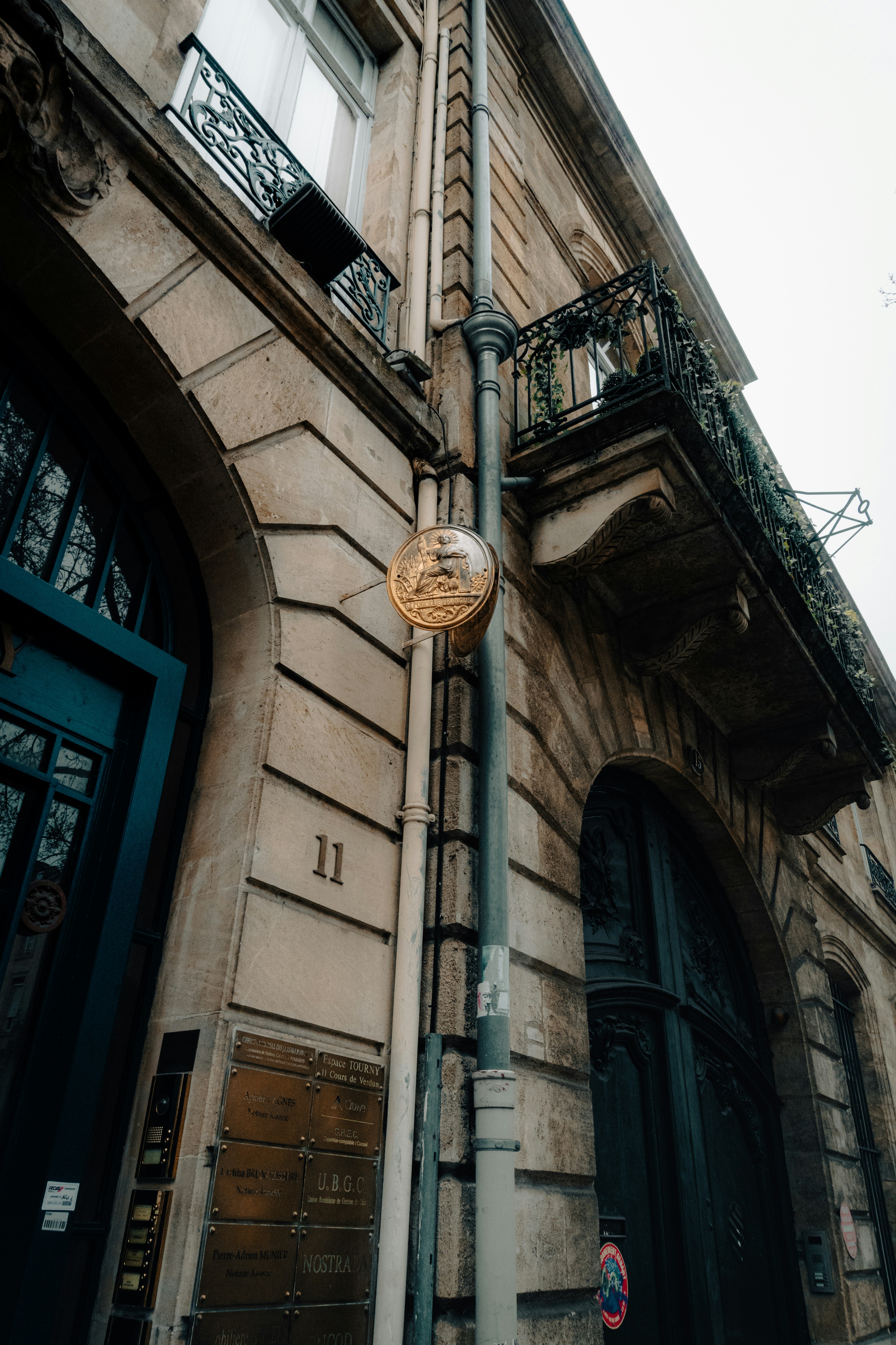 A tall building with a clock on the side of it