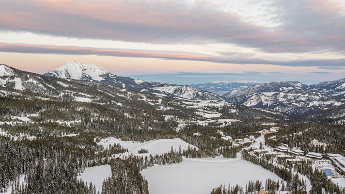Big Sky Resort Lone Mountain and skiing terrain