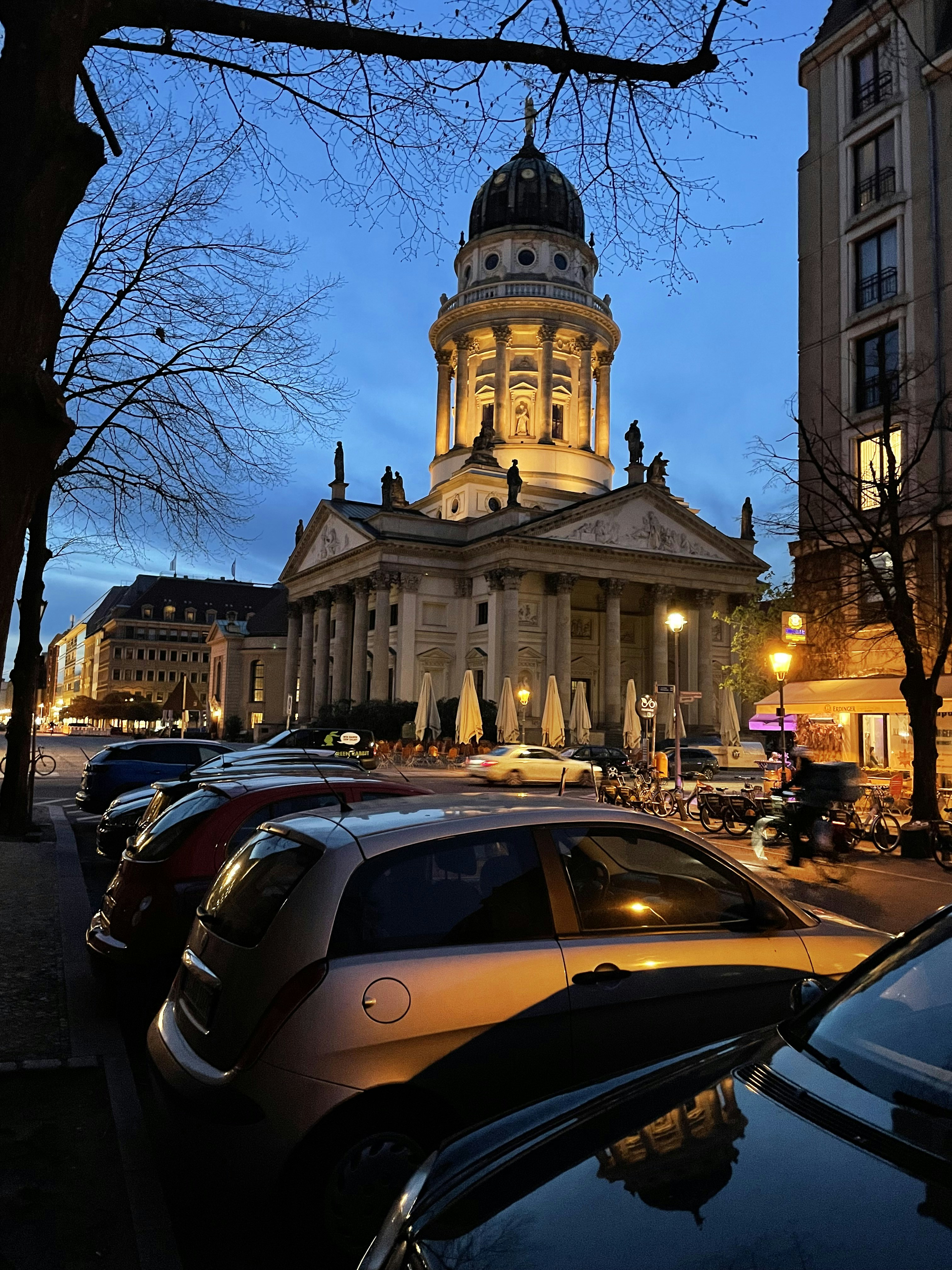 A large building with a dome on top of it