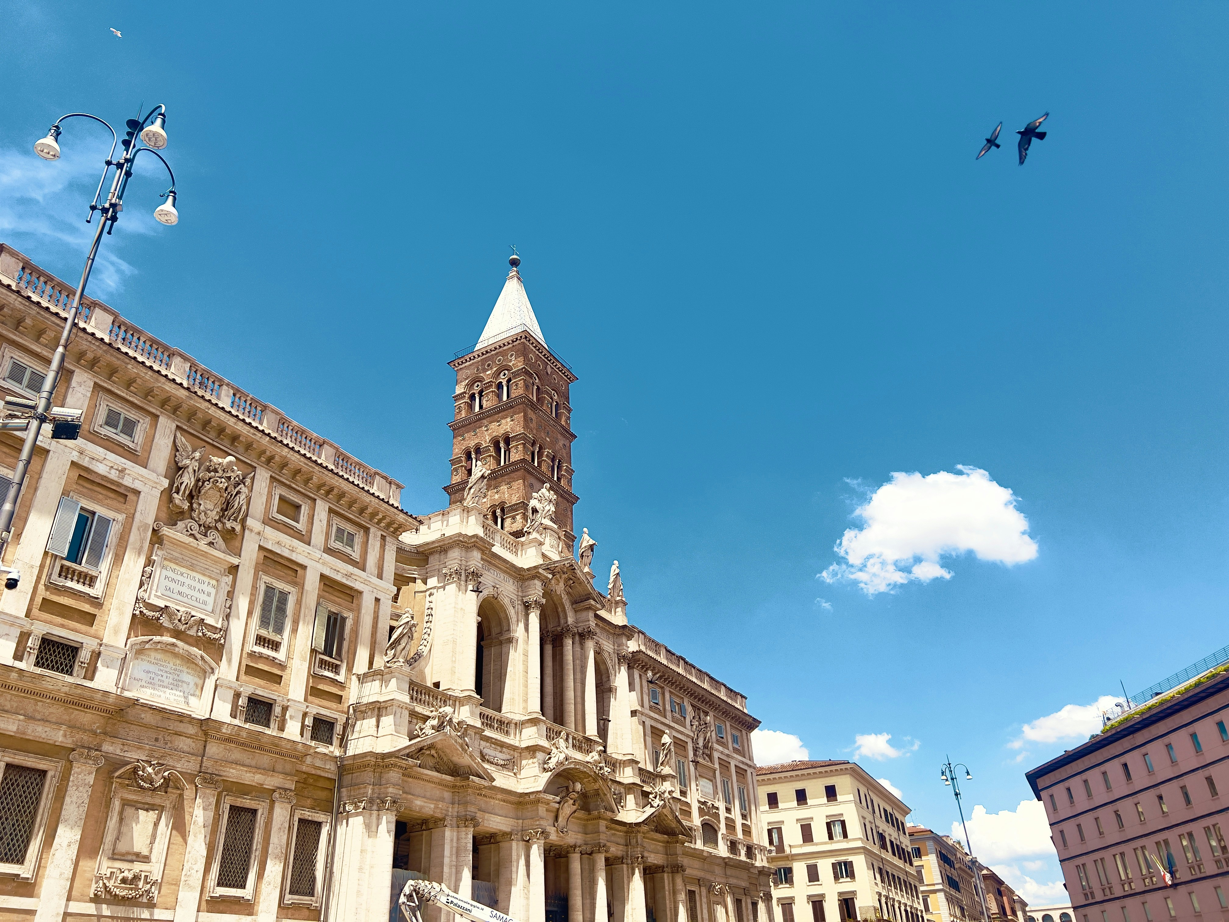 A large building with a clock tower on top of it