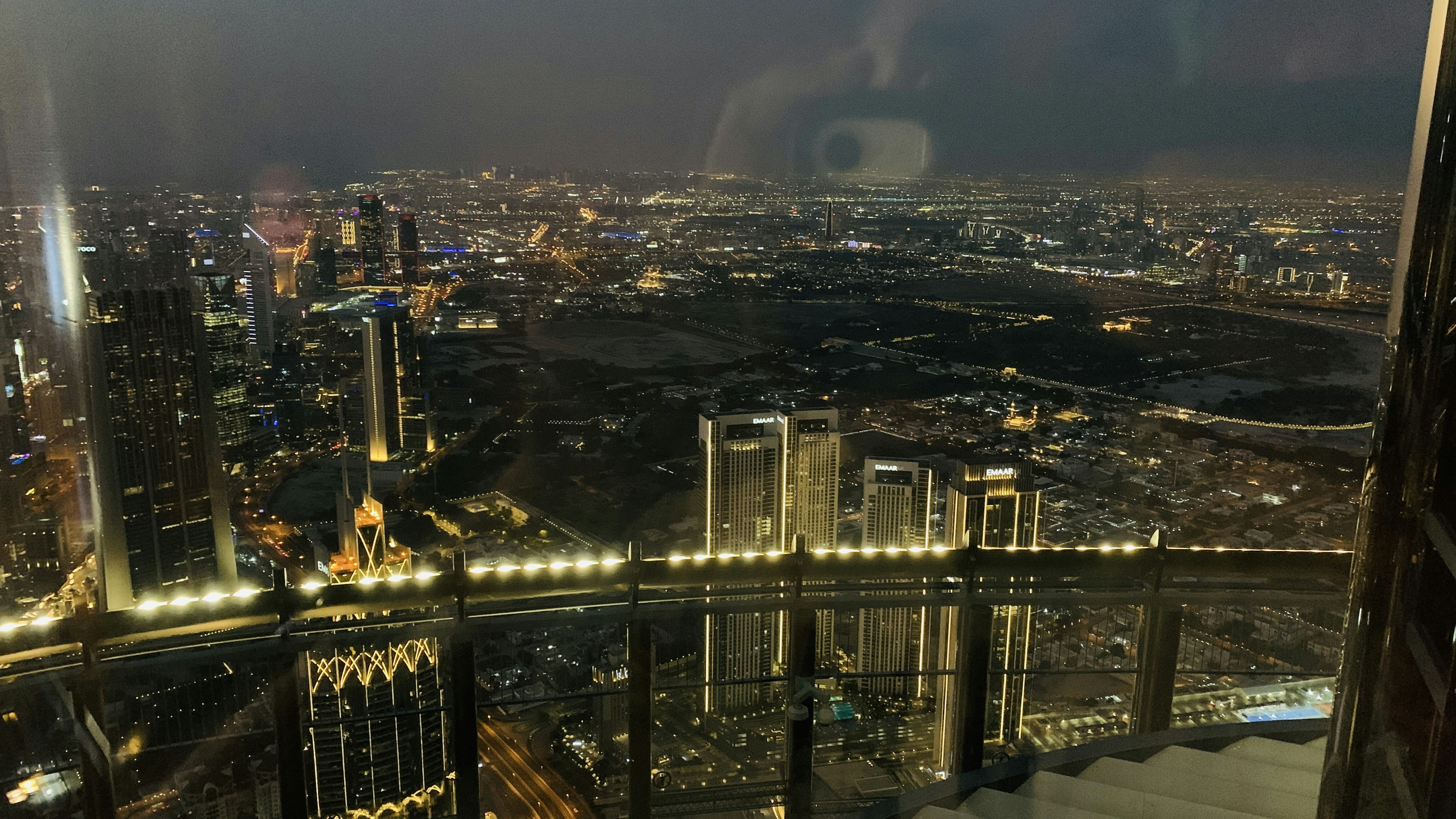 São Paulo cityscape at night with dense urban lights and skyscrapers stretching to the horizon