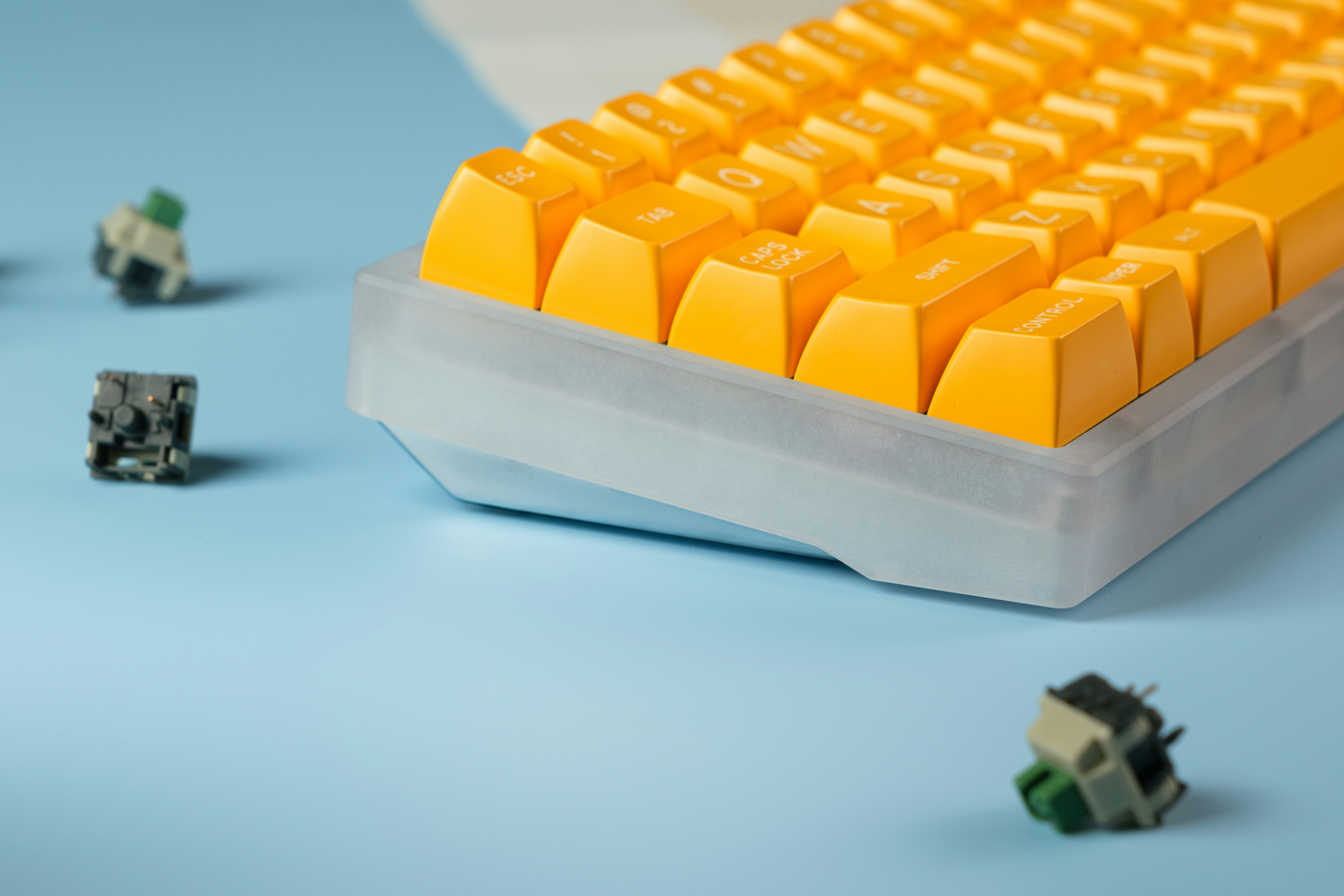 Comparison of linear tactile and clicky mechanical keyboard switches for productivity