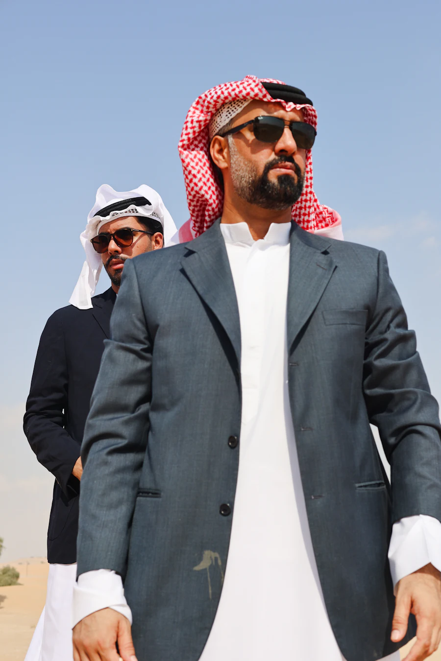 A ProLab customer with his car in Dubai
