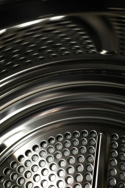 A close up of the inside of a washing machine