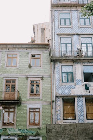 A couple of buildings that are next to each other