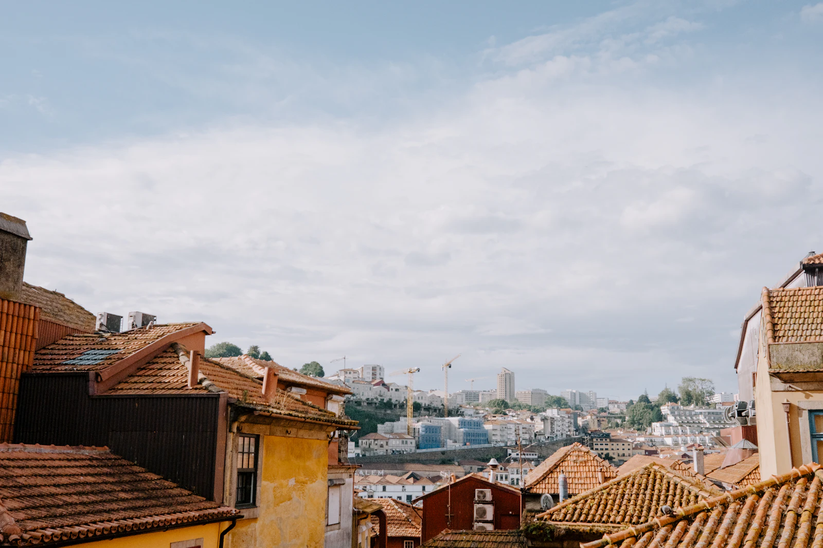 Porto cityscape viewed from above