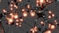 A bunch of lights that are on a tree