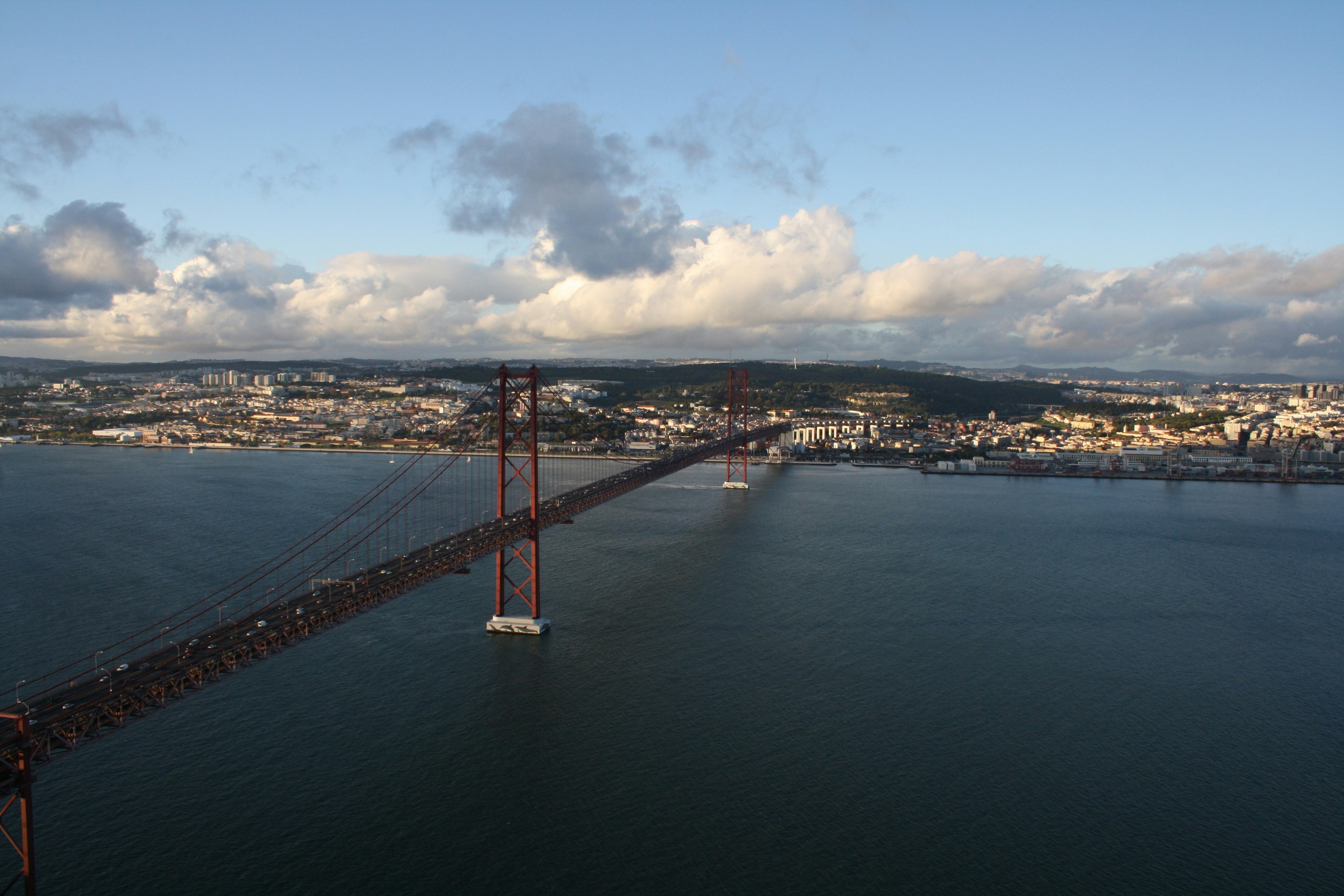 Golden Gate depuis l'avion.