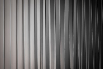 A black and white photo of a curtain