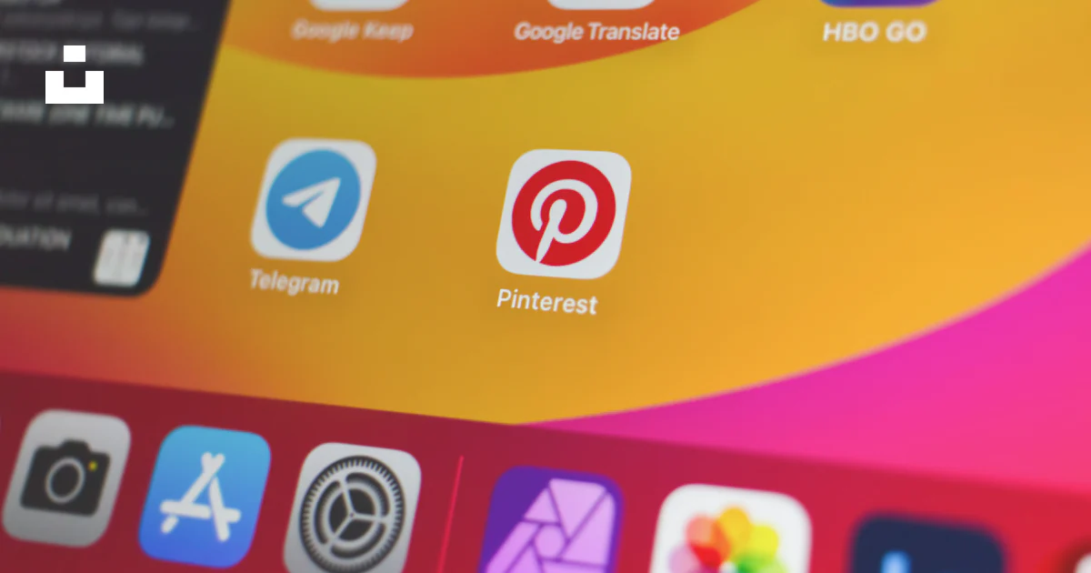 A close up of a computer screen with many different app icons photo ...