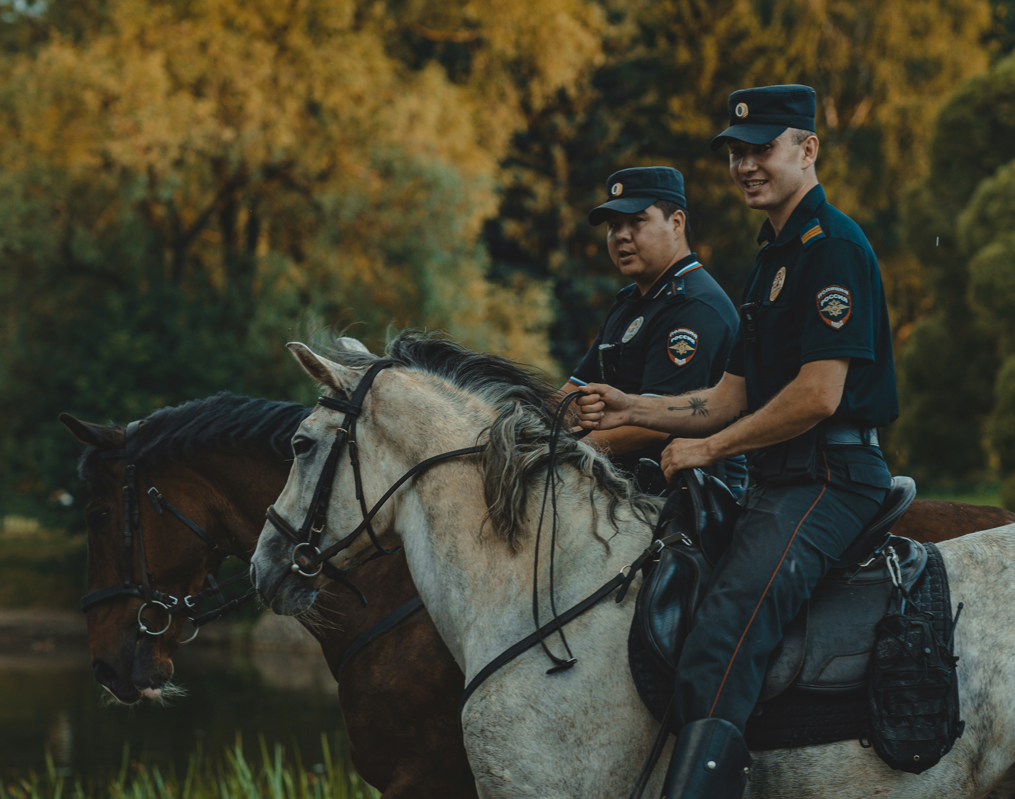 First responder participating in equine therapy - First responder rehab