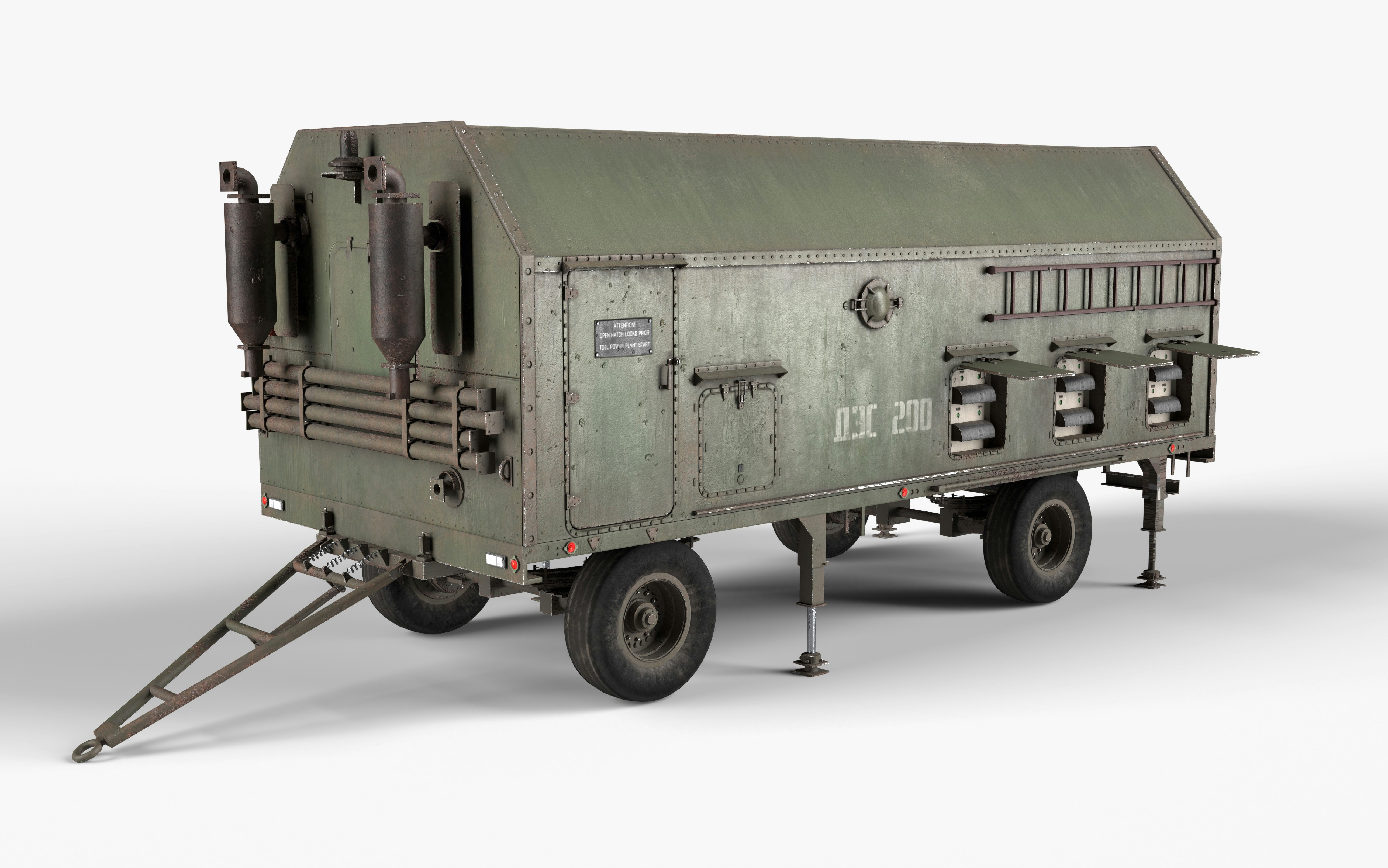 military aircraft catering truck