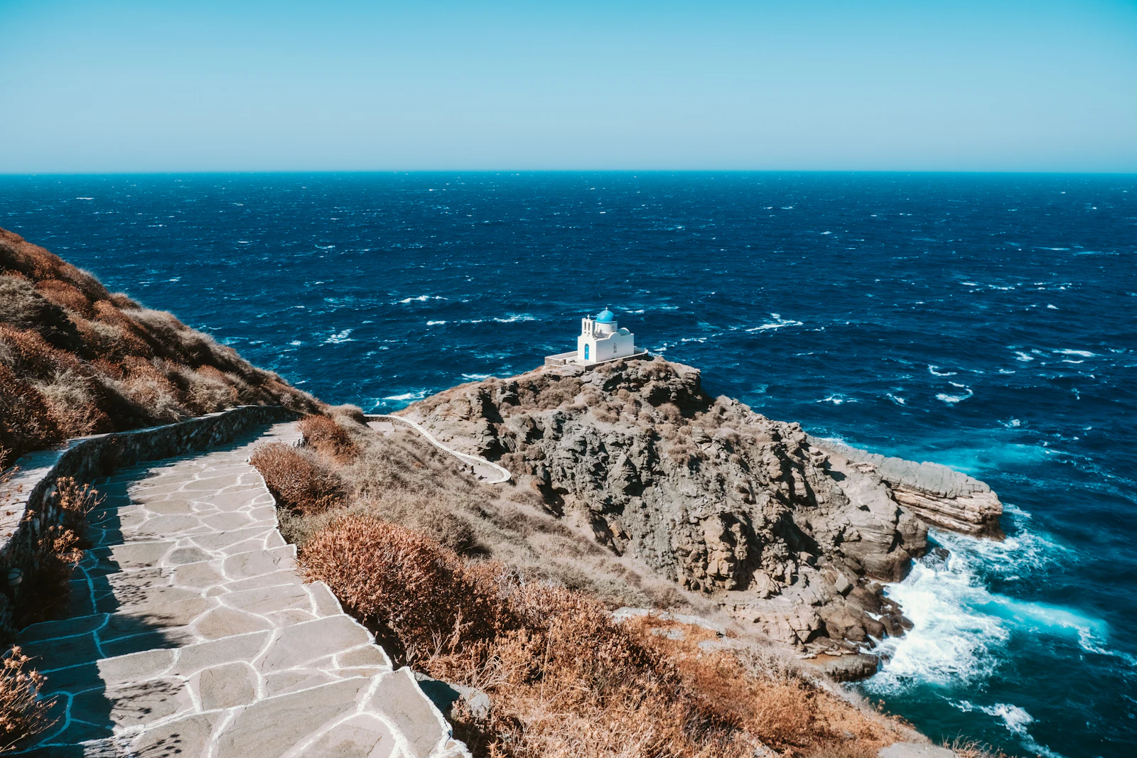 Church of the Seven Martyrs below Kastro, Sifnos