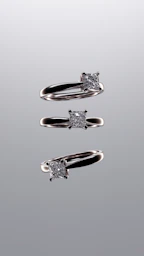 A couple of rings that are sitting on a table
