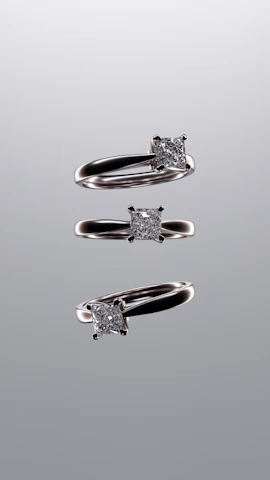 A couple of rings that are sitting on a table