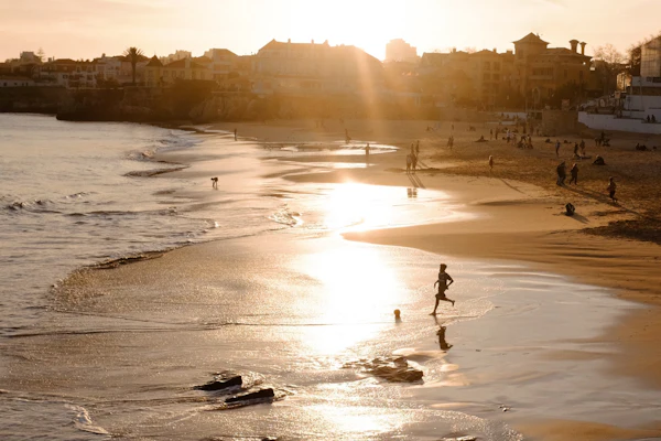 Cascais, Portugal — sunset at the beach