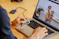 A laptop user trying to transfer data to a Samsung SD card. Portable HDD is connected & coping data