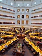 A large library filled with lots of books