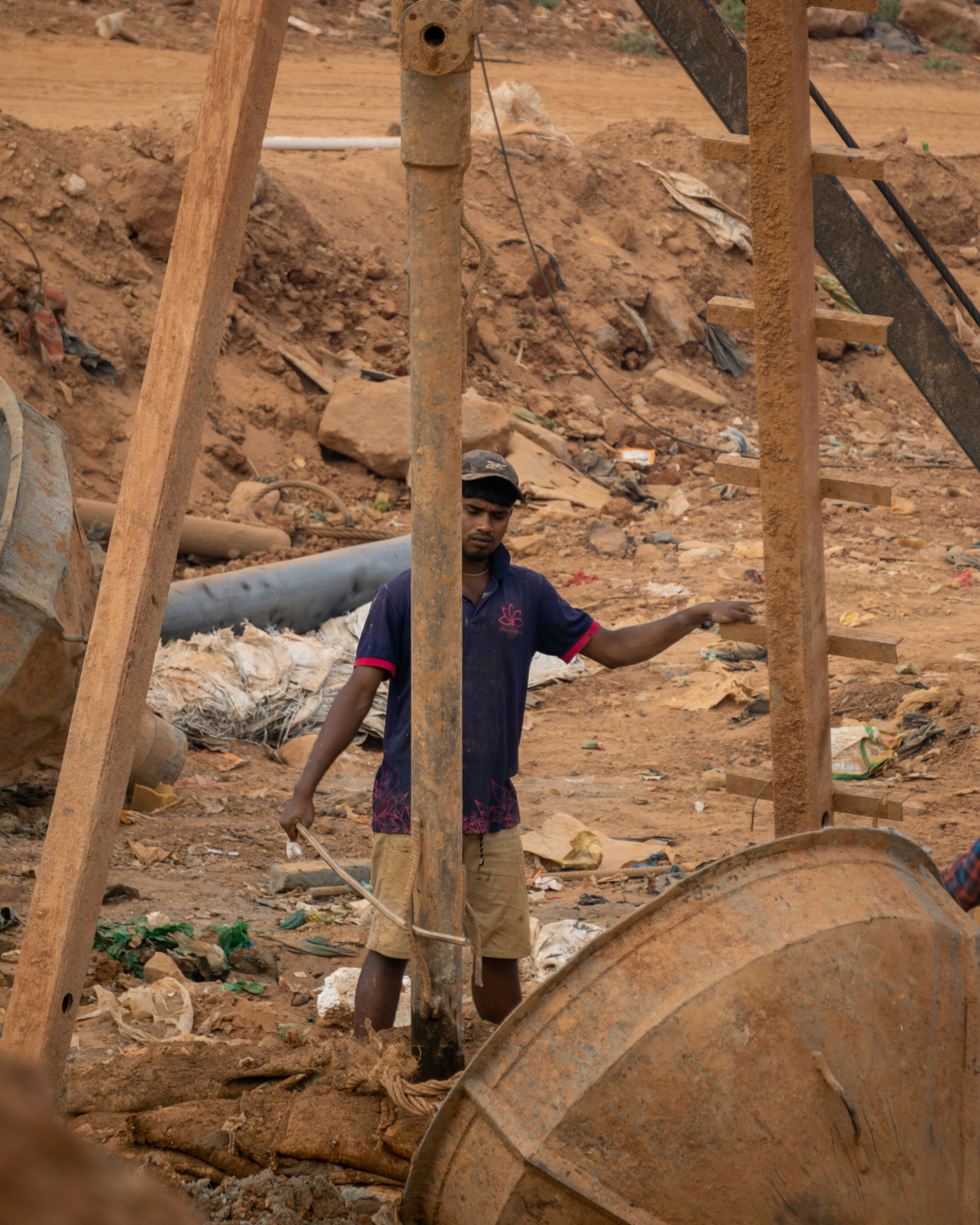 A couple of men standing next to each other