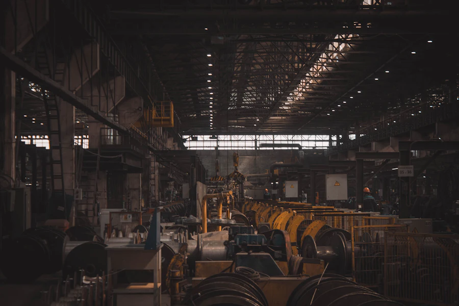 Production hall - illustrative industrial photograph