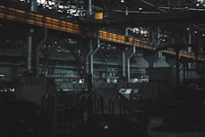 A factory filled with lots of machines and machinery
