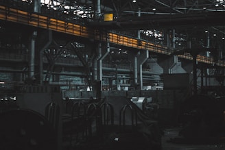 A factory filled with lots of machines and machinery
