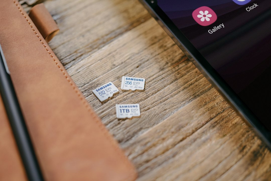 sim card packaging closeup