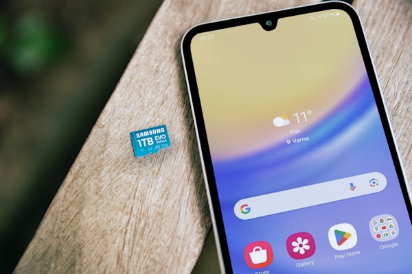 Smartphone close-up