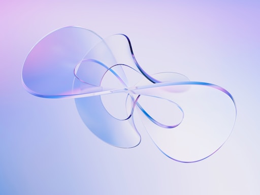 A blurry photo of a white object in the air