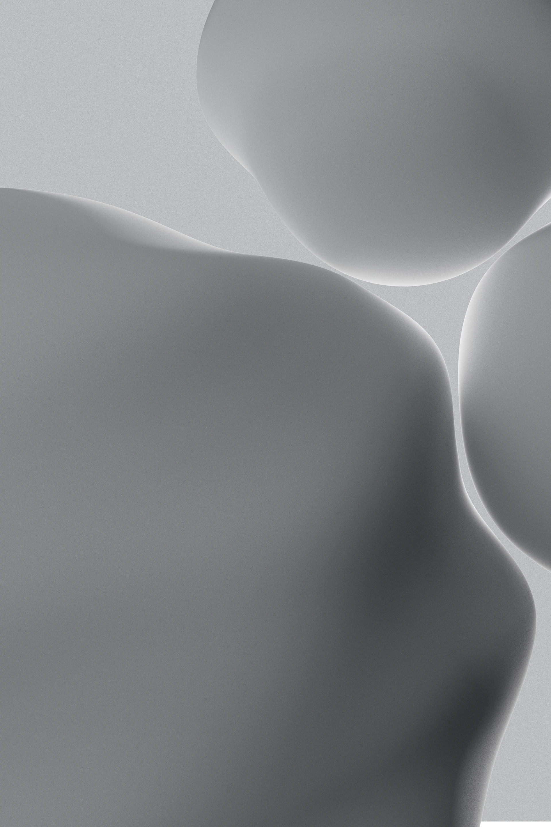 A white and gray abstract background with circles