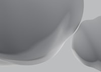 An abstract image of a white object with a gray background
