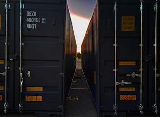 A row of train cars sitting next to each other