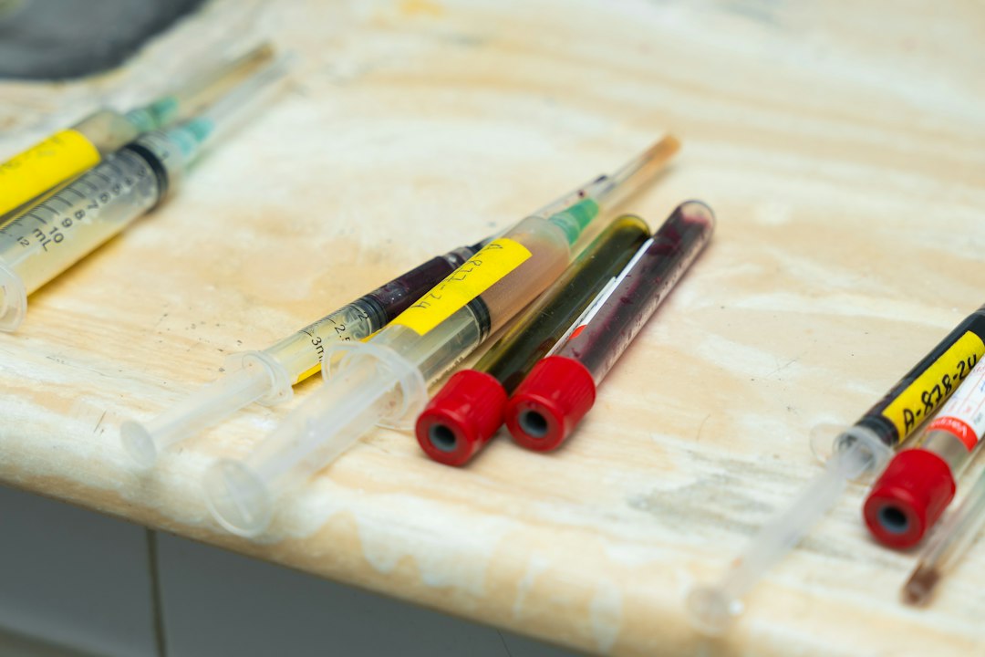 blood collection kit closeup