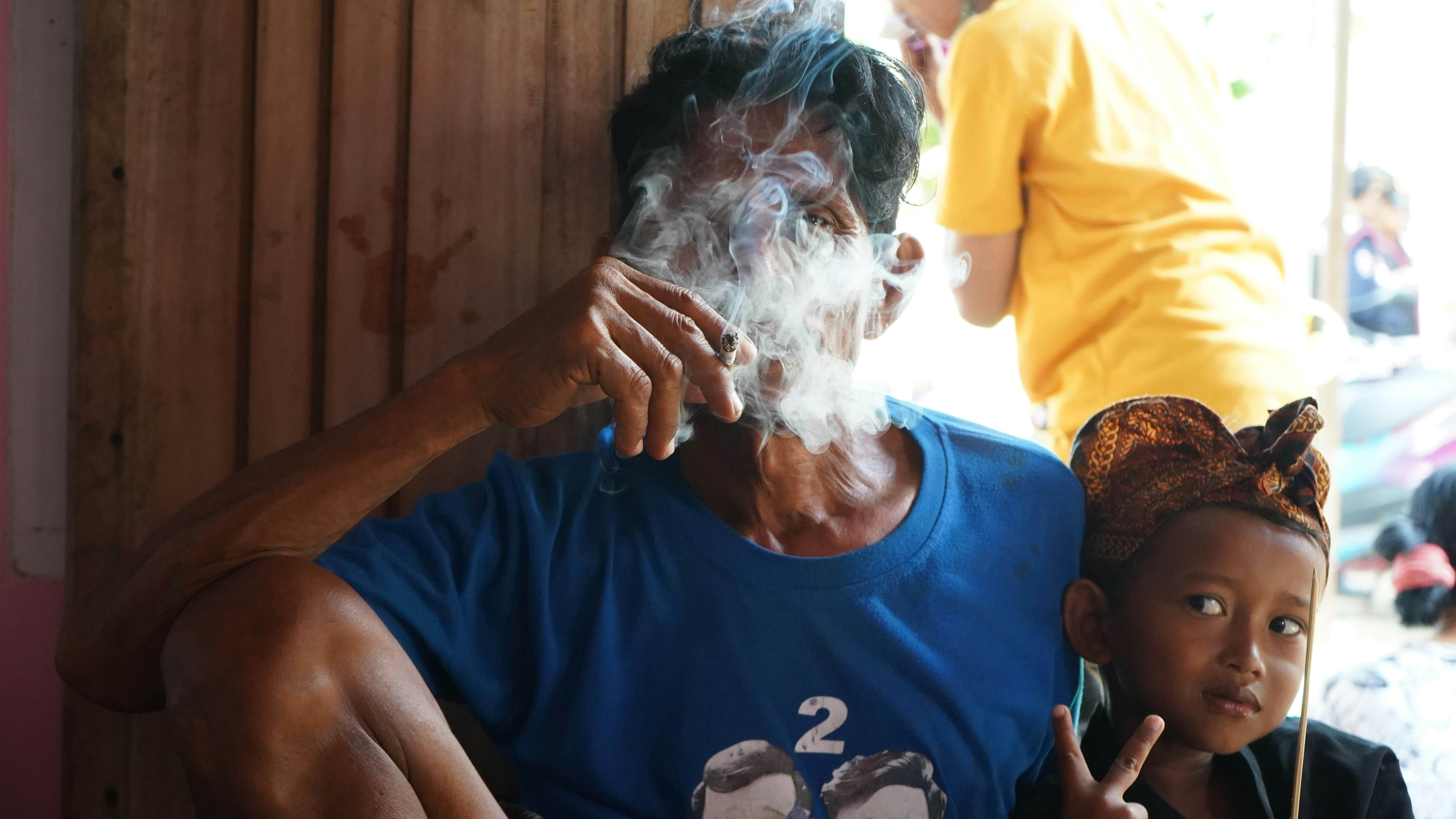 Momentos familiares compartidos entre generaciones