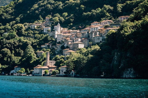 Varenna lakeside view Lake Como