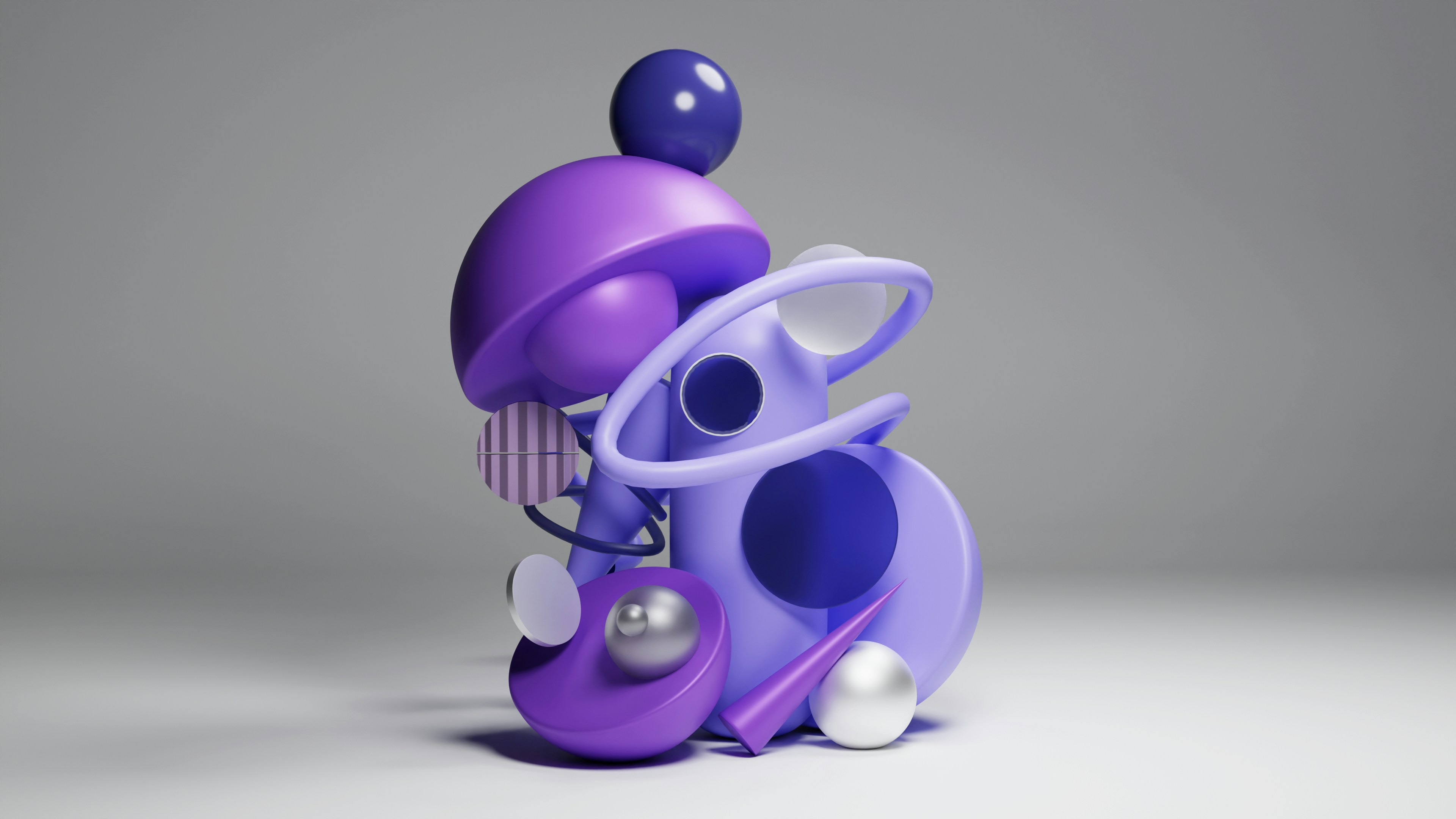 A purple and purple object with a toothbrush in it