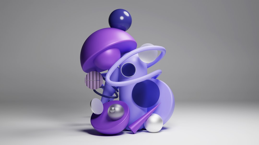 A purple and purple object with a toothbrush in it,
