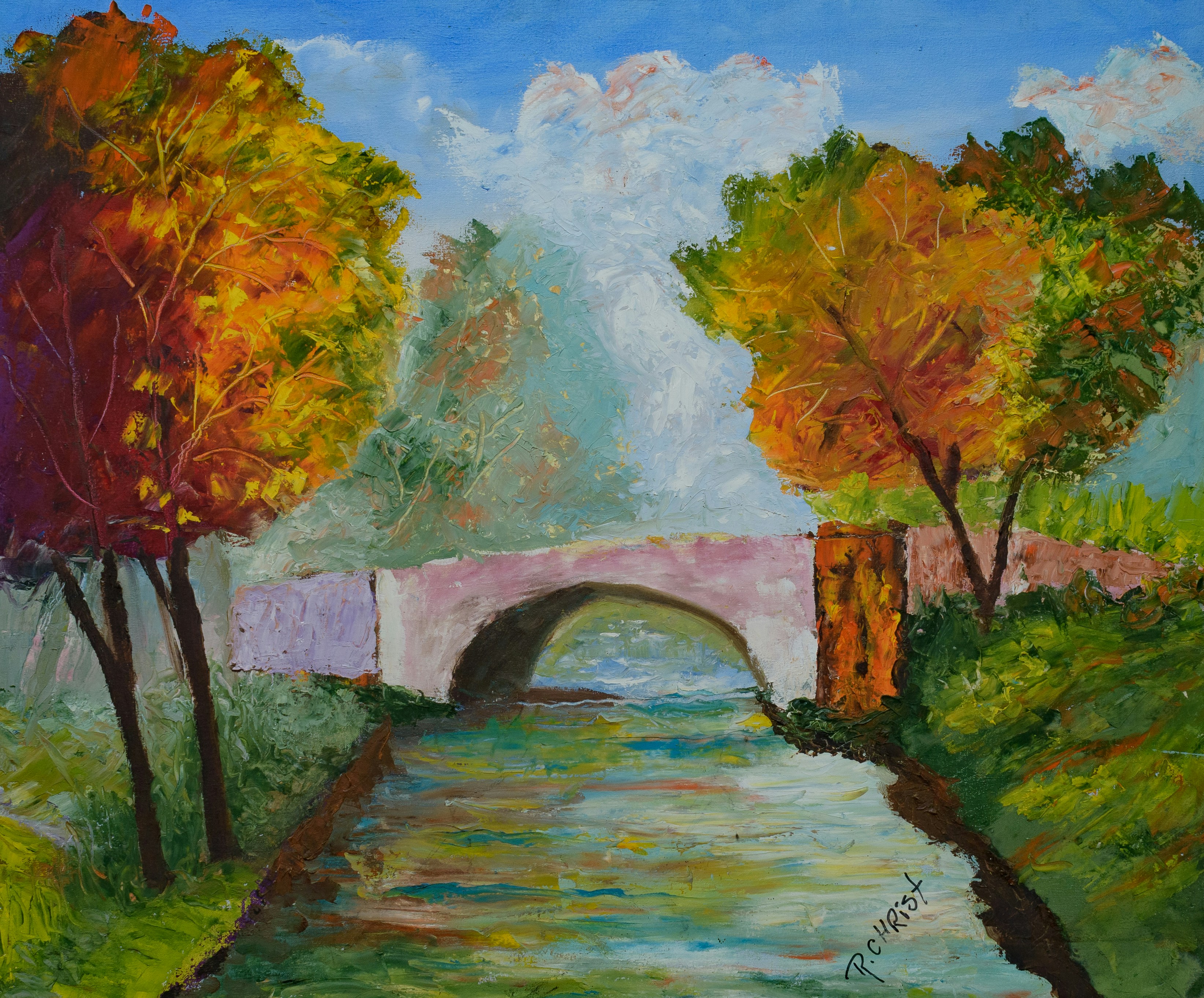 Oil painting photography