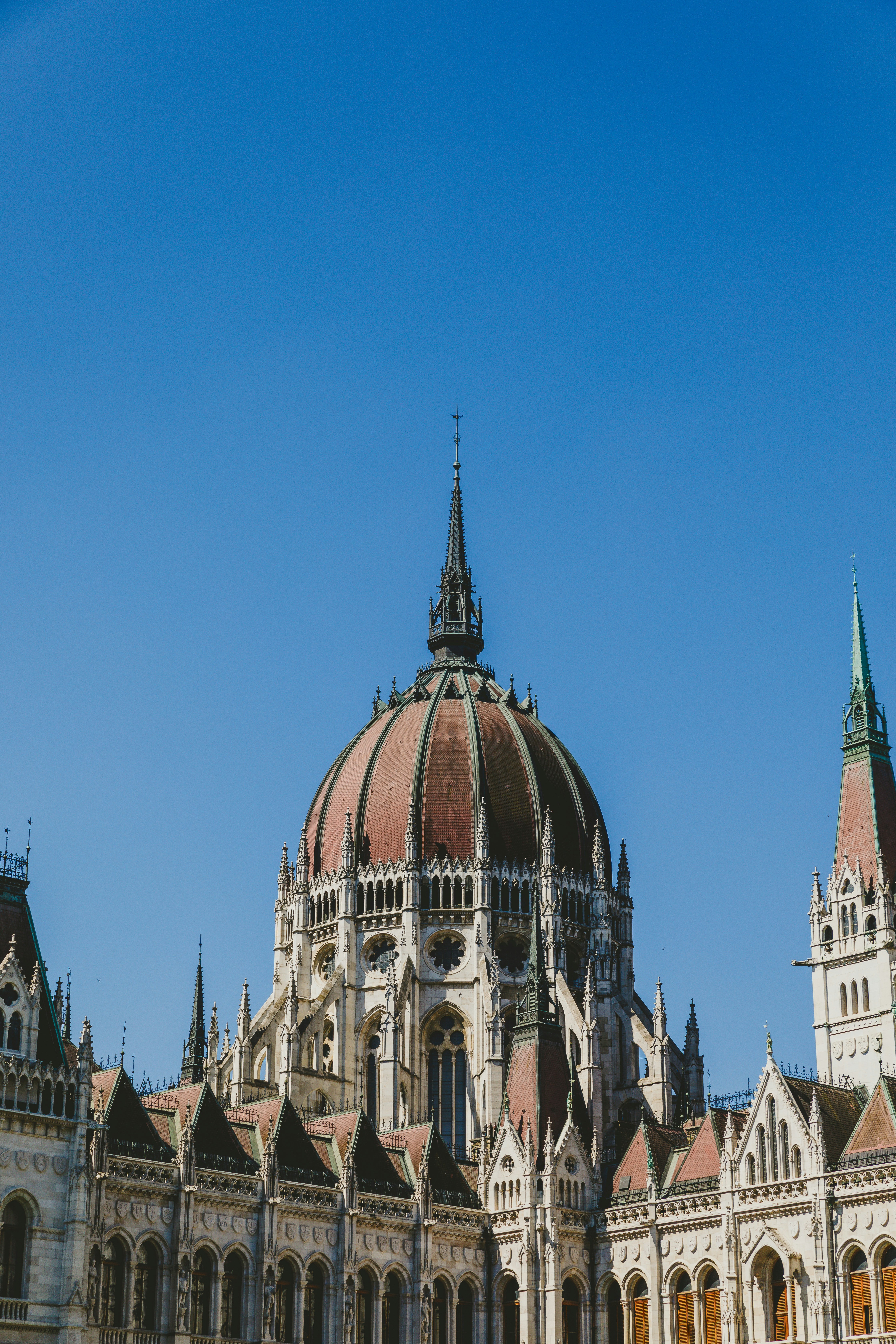 A large building with a clock on the front of it
