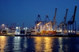 A harbor filled with lots of large ships