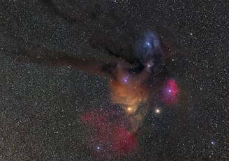 A view of the night sky with stars